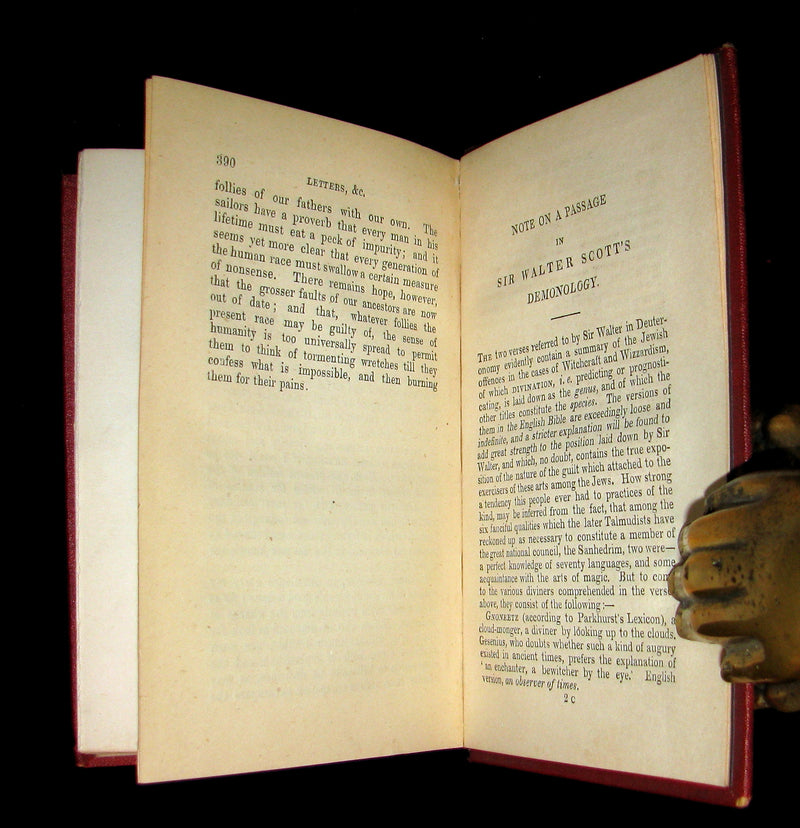 1868 Scarce Edition  - Demonology & Witchcraft - WITCHES & FAIRIES Illustrated by Cruikshank