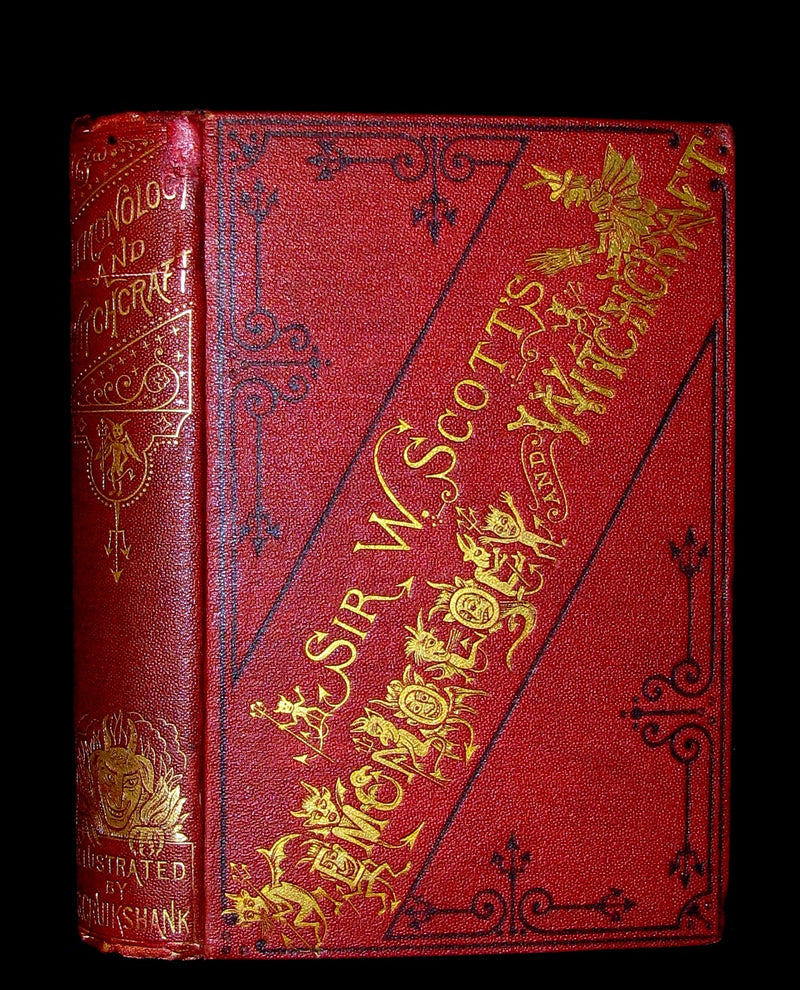 1868 Scarce Edition  - Demonology & Witchcraft - WITCHES & FAIRIES Illustrated by Cruikshank