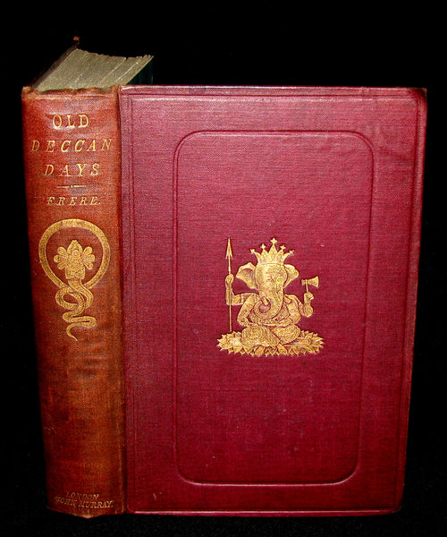 1868 First Edition Book - Old Deccan Days - Hindoo Fairy Tales / Legends - Southern India
