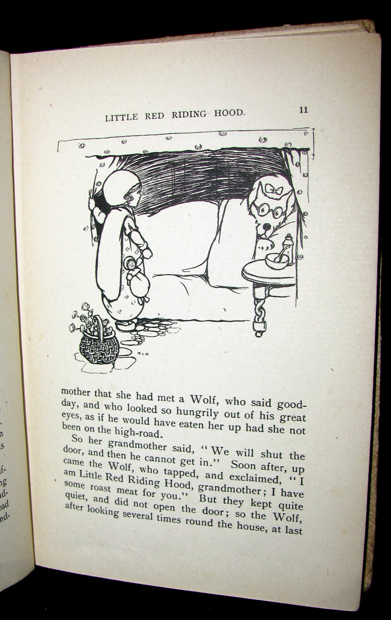 1915 Rare 1stED Book - Little Red Riding Hood illustrated by Mabel Lucie Attwell