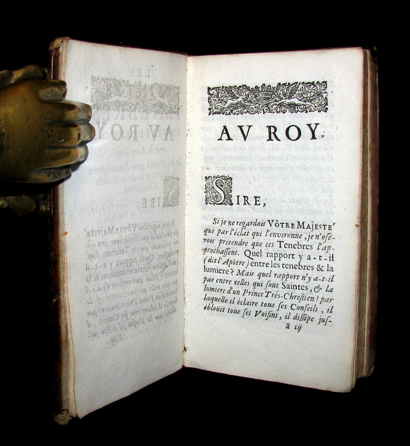 1670 Rare Latin French 1stED  Book - The HOLY DARKNESS - Les Saintes Ténèbres by Louis Charpy de Sainte-Croix