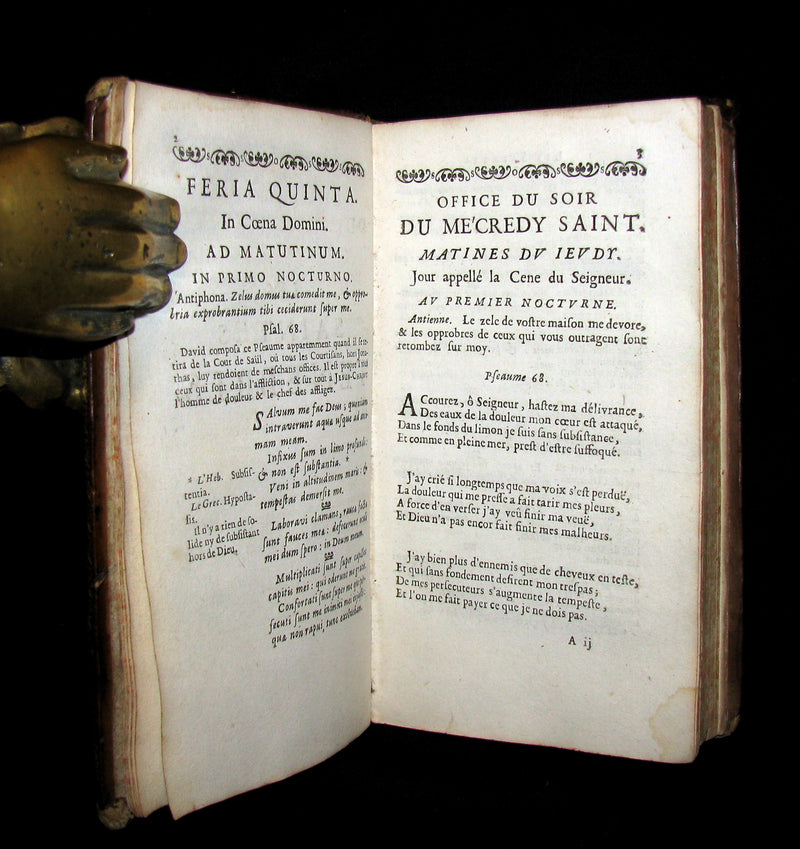 1670 Rare Latin French 1stED  Book - The HOLY DARKNESS - Les Saintes Ténèbres by Louis Charpy de Sainte-Croix