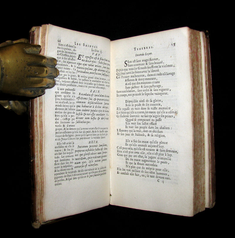 1670 Rare Latin French 1stED  Book - The HOLY DARKNESS - Les Saintes Ténèbres by Louis Charpy de Sainte-Croix