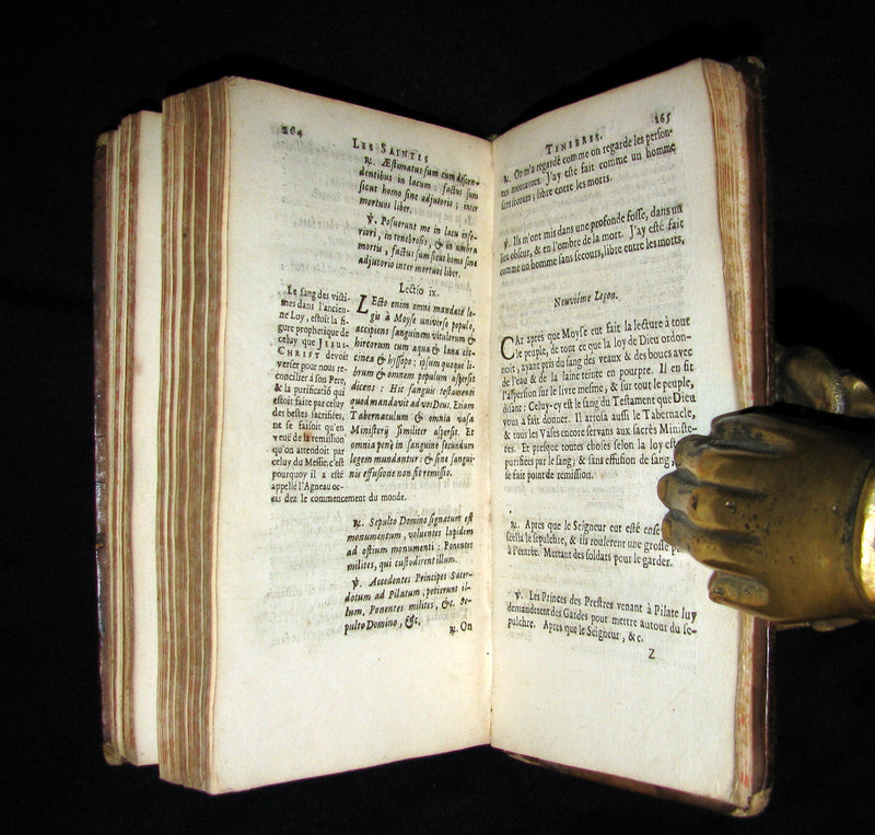 1670 Rare Latin French 1stED  Book - The HOLY DARKNESS - Les Saintes Ténèbres by Louis Charpy de Sainte-Croix