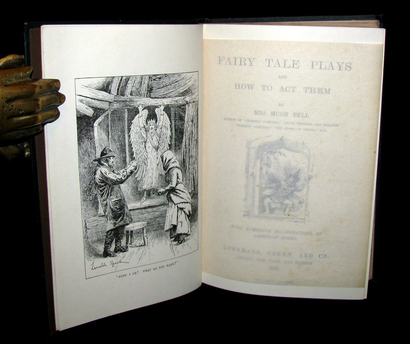 1896 Rare 1stED Book - FAIRY TALE PLAYS and How to Act Them. Beauty & the Beast, Cinderella, ...