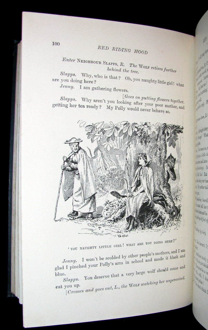 1896 Rare 1stED Book - FAIRY TALE PLAYS and How to Act Them. Beauty & the Beast, Cinderella, ...