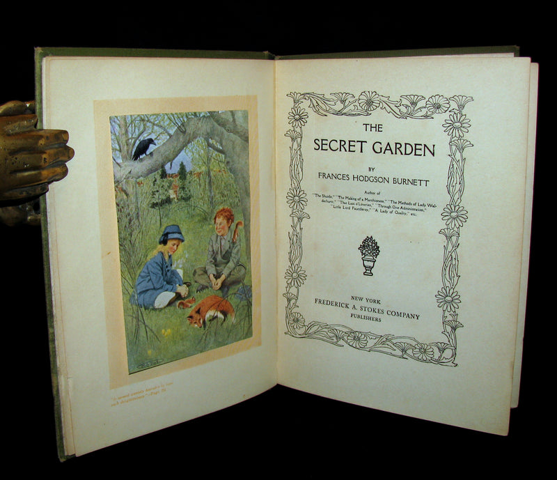 1911 Rare First Edition Book - The Secret Garden by Frances Hodgson Burnett.