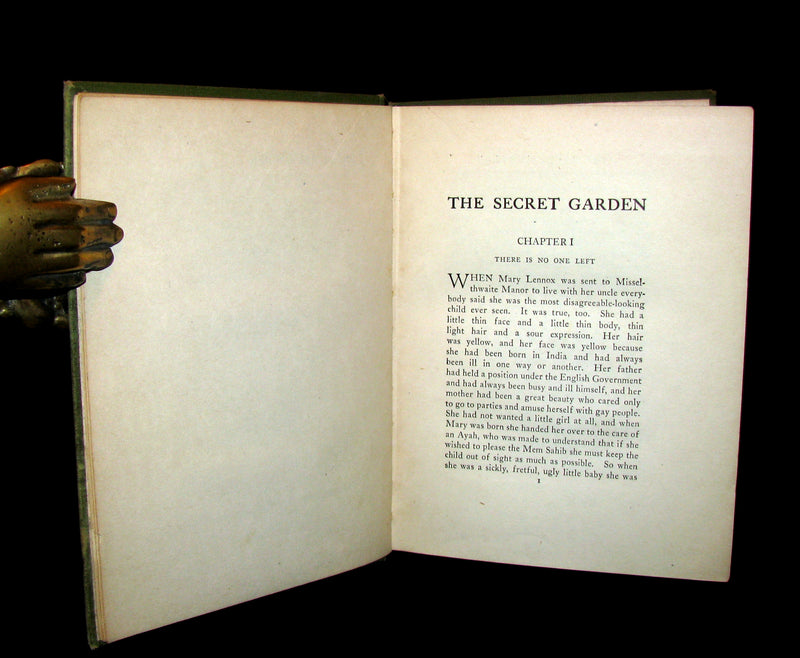 1911 Rare First Edition Book - The Secret Garden by Frances Hodgson Burnett.