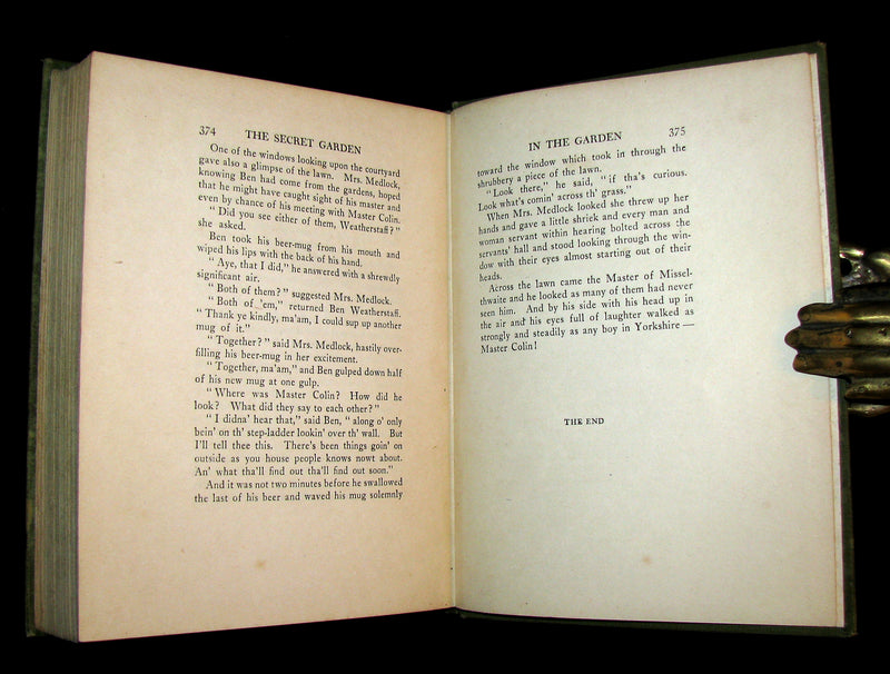 1911 Rare First Edition Book - The Secret Garden by Frances Hodgson Burnett.