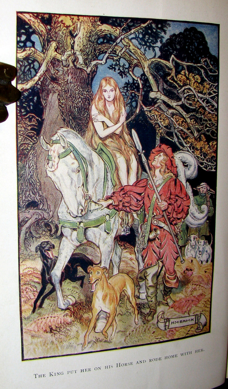 1908 Scarce Book ~ Grimm's Fairy Tales illustrated by H.M. Brock & Lancelot Speed.