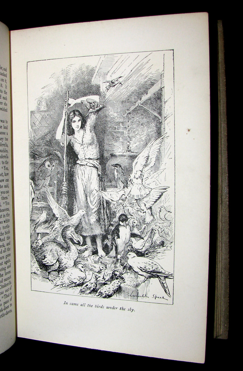1908 Scarce Book ~ Grimm's Fairy Tales illustrated by H.M. Brock & Lancelot Speed.