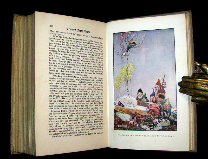 1908 Scarce Book ~ Grimm's Fairy Tales illustrated by H.M. Brock & Lancelot Speed.