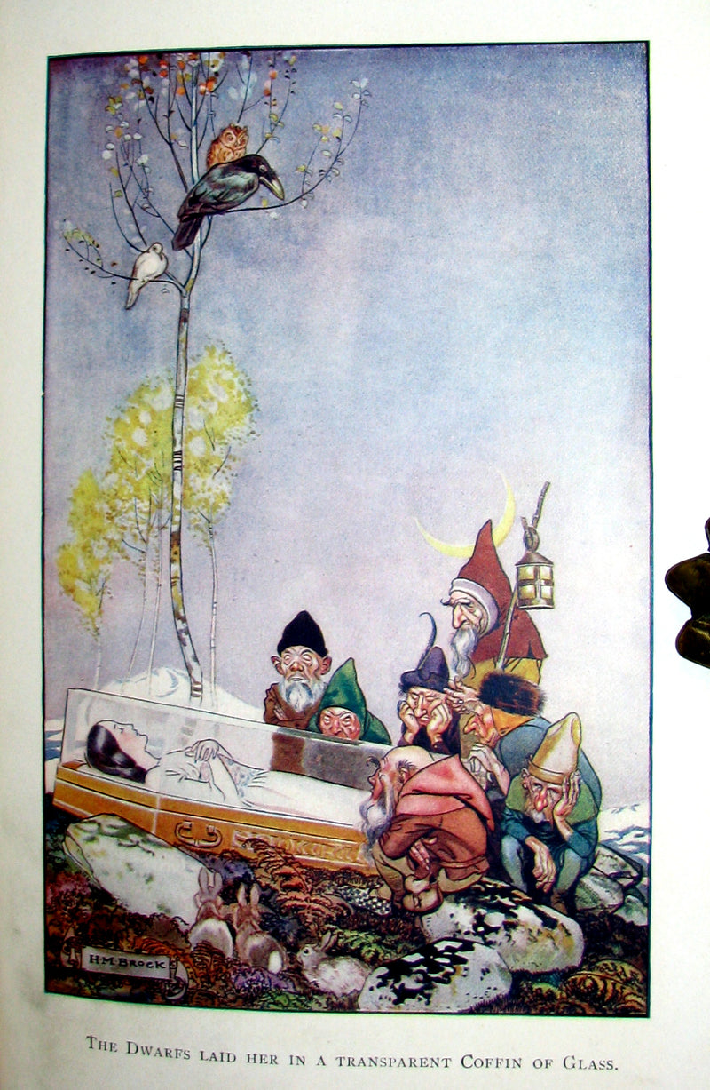 1908 Scarce Book ~ Grimm's Fairy Tales illustrated by H.M. Brock & Lancelot Speed.