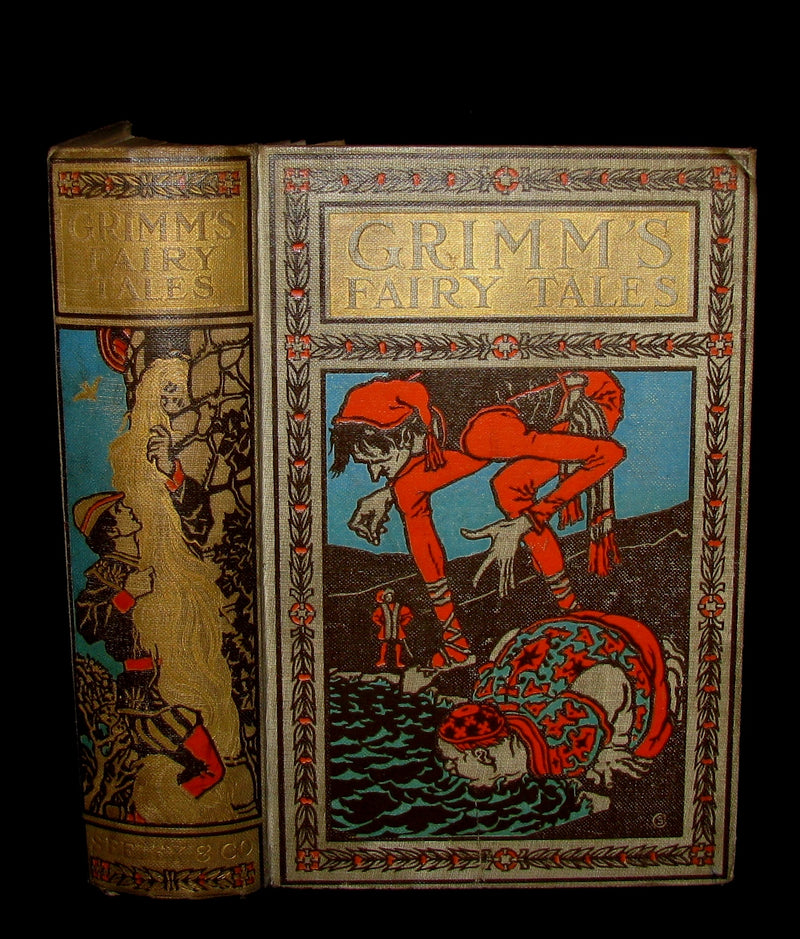 1908 Scarce Book ~ Grimm's Fairy Tales illustrated by H.M. Brock & Lancelot Speed.