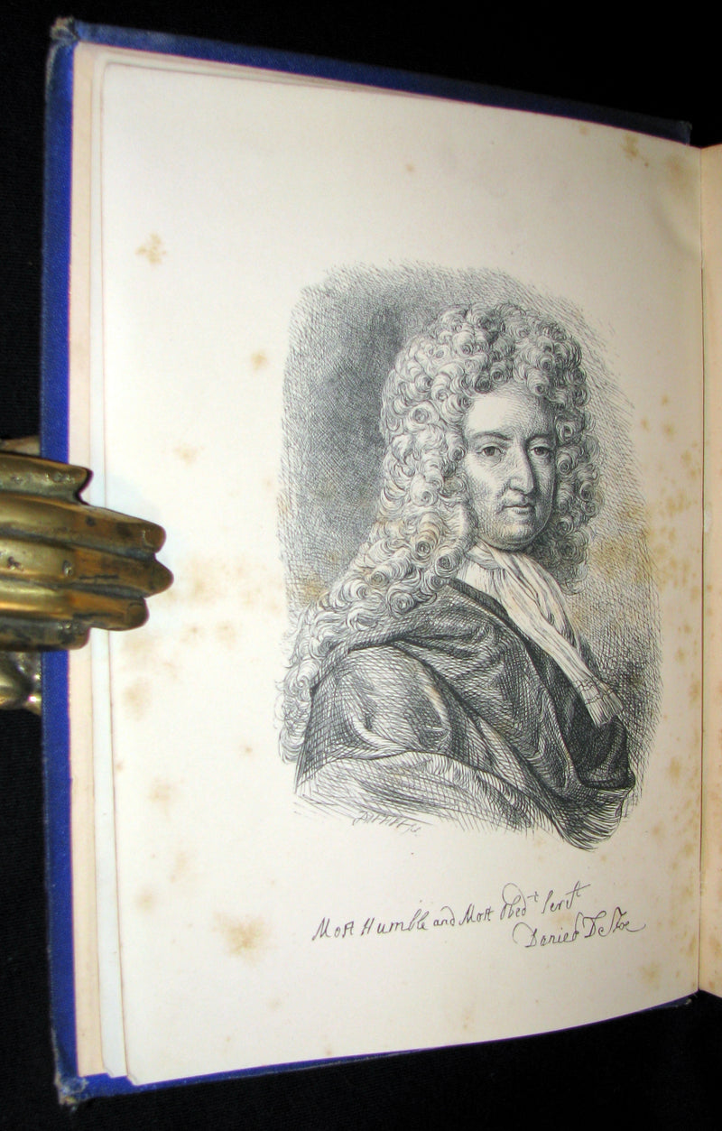 1869 Rare Victorian Book - THE LIFE & ADVENTURES OF ROBINSON CRUSOE illustrated.