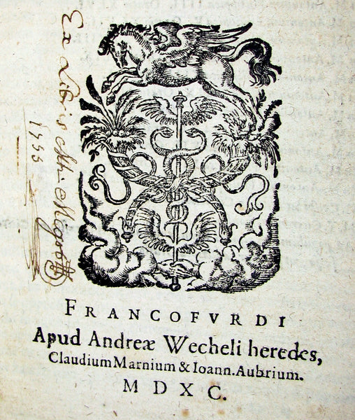 1590 Rare Latin vellum Book - Cicero Orations / Speeches - Philippics - Orationum Marci Tullii Ciceronis