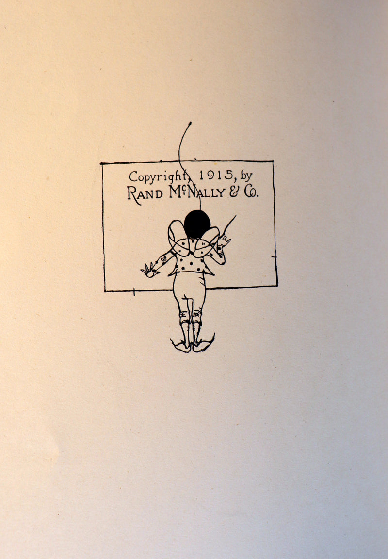 1915 Scarce 1stED Book - FLOWER FAIRIES by Clara Ingram Judson illustrated by Maginel Wright Enright.