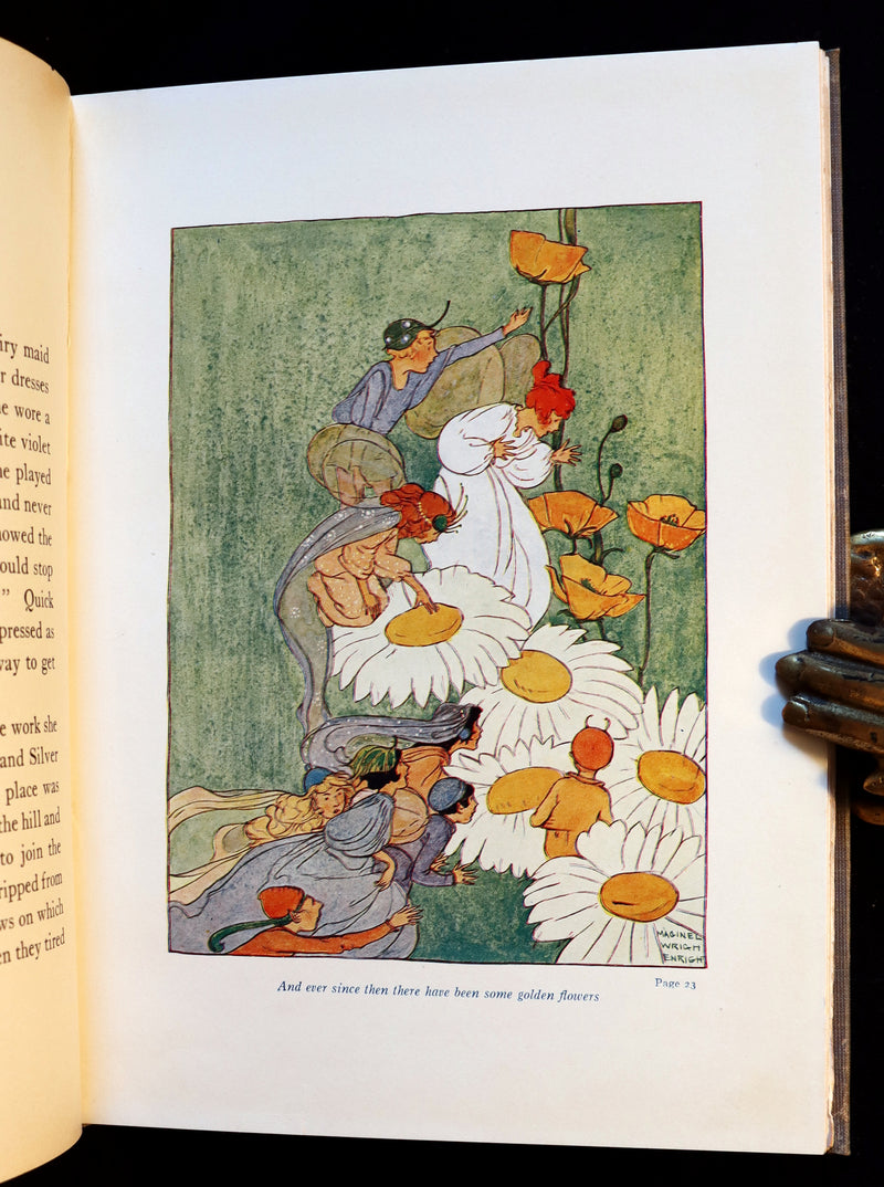 1915 Scarce 1stED Book - FLOWER FAIRIES by Clara Ingram Judson illustrated by Maginel Wright Enright.