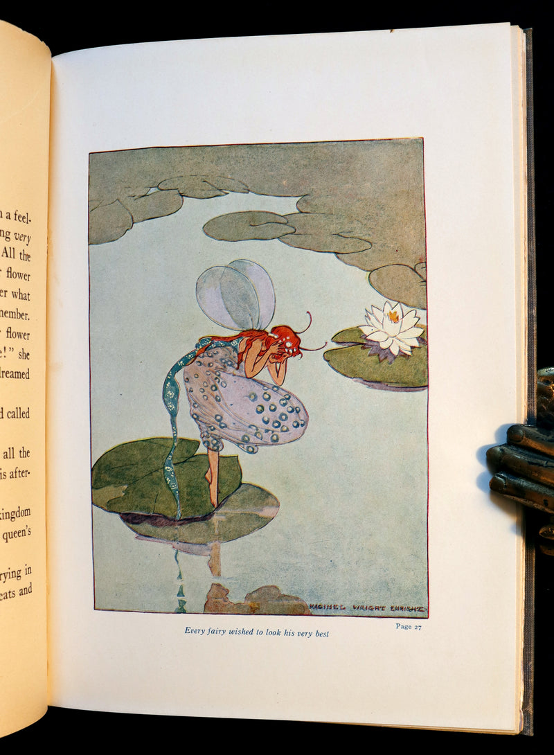 1915 Scarce 1stED Book - FLOWER FAIRIES by Clara Ingram Judson illustrated by Maginel Wright Enright.