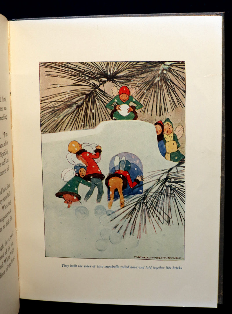 1915 Scarce 1stED Book - FLOWER FAIRIES by Clara Ingram Judson illustrated by Maginel Wright Enright.