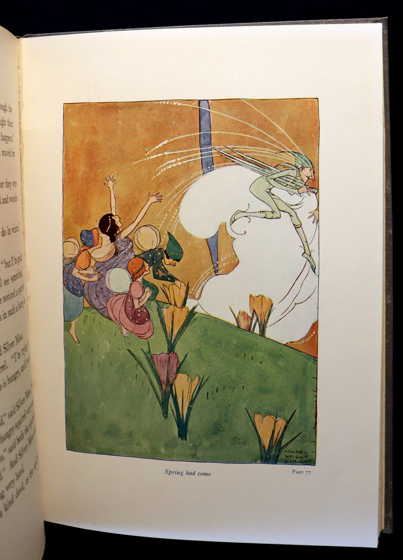 1915 Scarce 1stED Book - FLOWER FAIRIES by Clara Ingram Judson illustrated by Maginel Wright Enright.