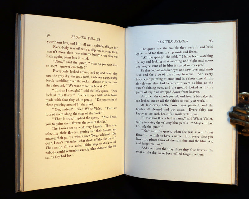 1915 Scarce 1stED Book - FLOWER FAIRIES by Clara Ingram Judson illustrated by Maginel Wright Enright.