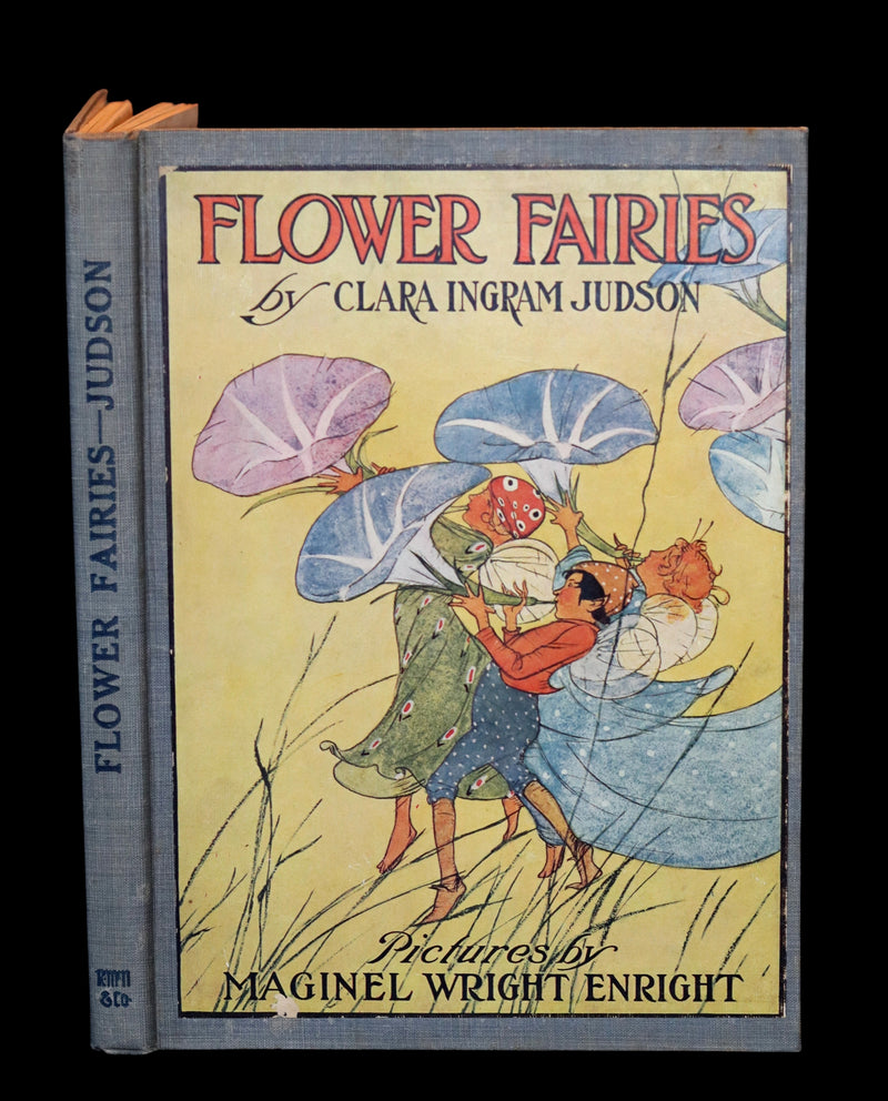 1915 Scarce 1stED Book - FLOWER FAIRIES by Clara Ingram Judson illustrated by Maginel Wright Enright.