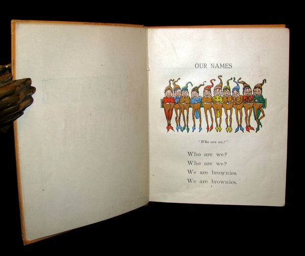 1905 Scarce Book ~ THE BROWNIE PRIMER by N.M. BANTA & ALPHA BANTA BENSON (Palmer Cox)