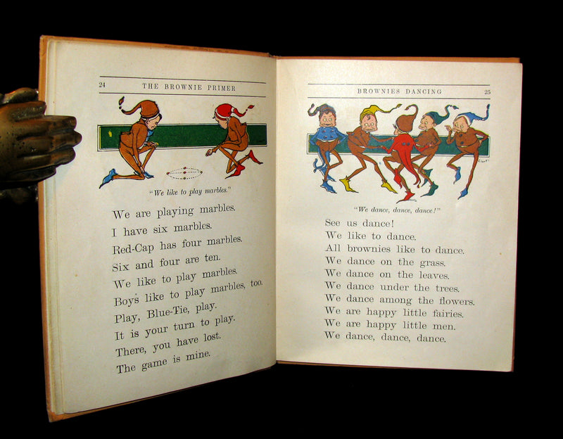 1905 Scarce Book ~ THE BROWNIE PRIMER by N.M. BANTA & ALPHA BANTA BENSON (Palmer Cox)