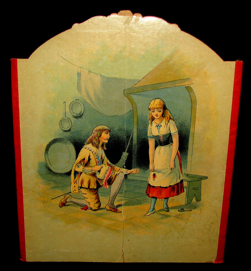 1891 Scarce Victorian Book - CINDERELLA Theater Pantomime toy Book by McLoughlin.