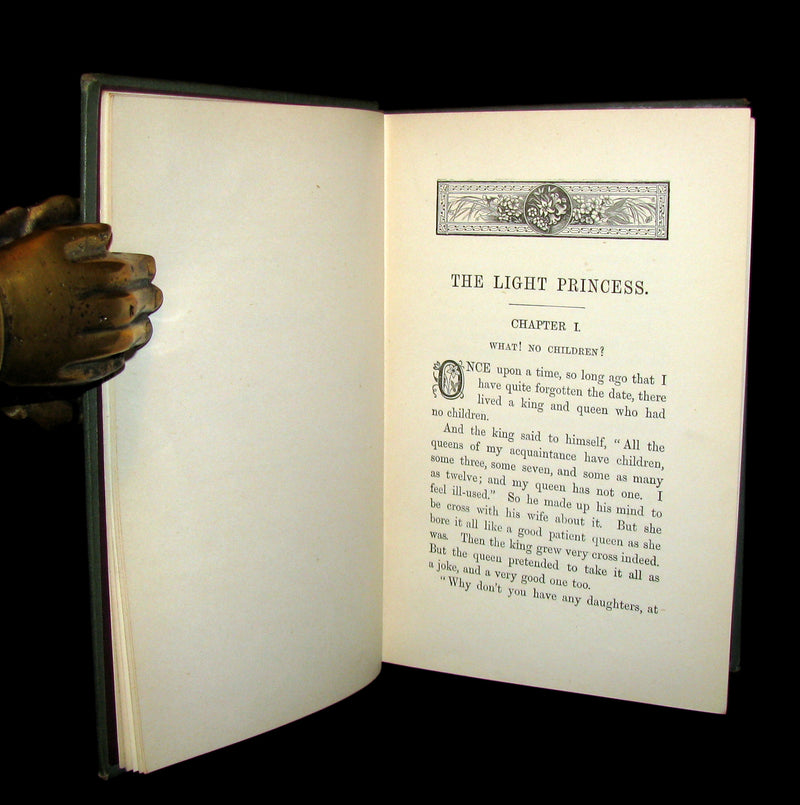 1890 Scarce Book - THE LIGHT PRINCESS and Other Fairy Stories by George Macdonald.
