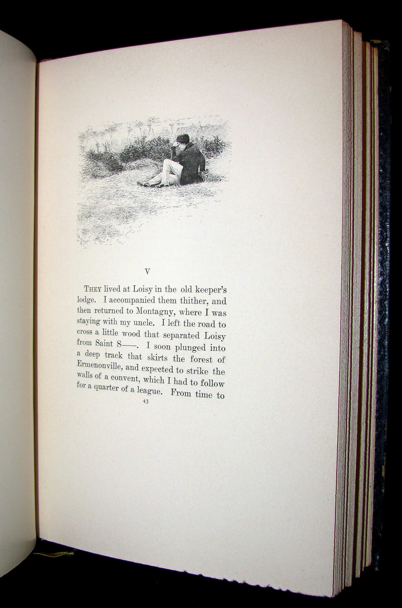 1887 Scarce 1stED Book - Nerval's prose masterpiece - Sylvie: Recollections of Valois Illustrated.