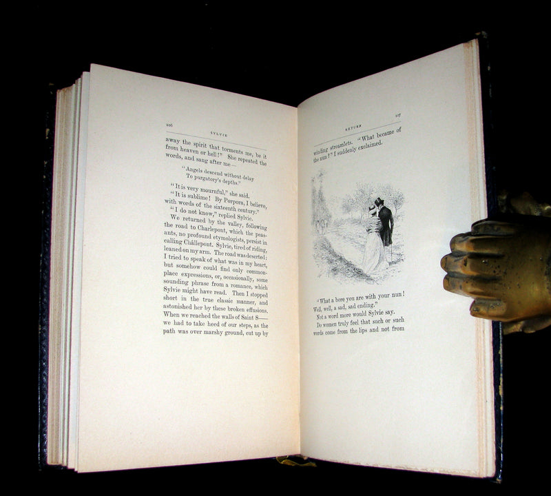 1887 Scarce 1stED Book - Nerval's prose masterpiece - Sylvie: Recollections of Valois Illustrated.