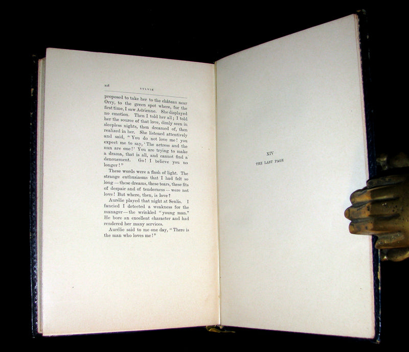 1887 Scarce 1stED Book - Nerval's prose masterpiece - Sylvie: Recollections of Valois Illustrated.