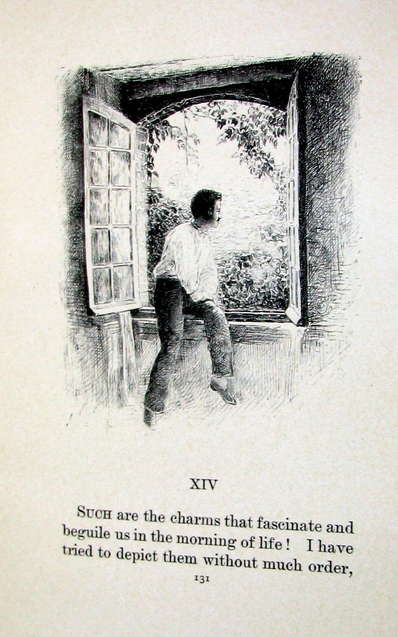 1887 Scarce 1stED Book - Nerval's prose masterpiece - Sylvie: Recollections of Valois Illustrated.