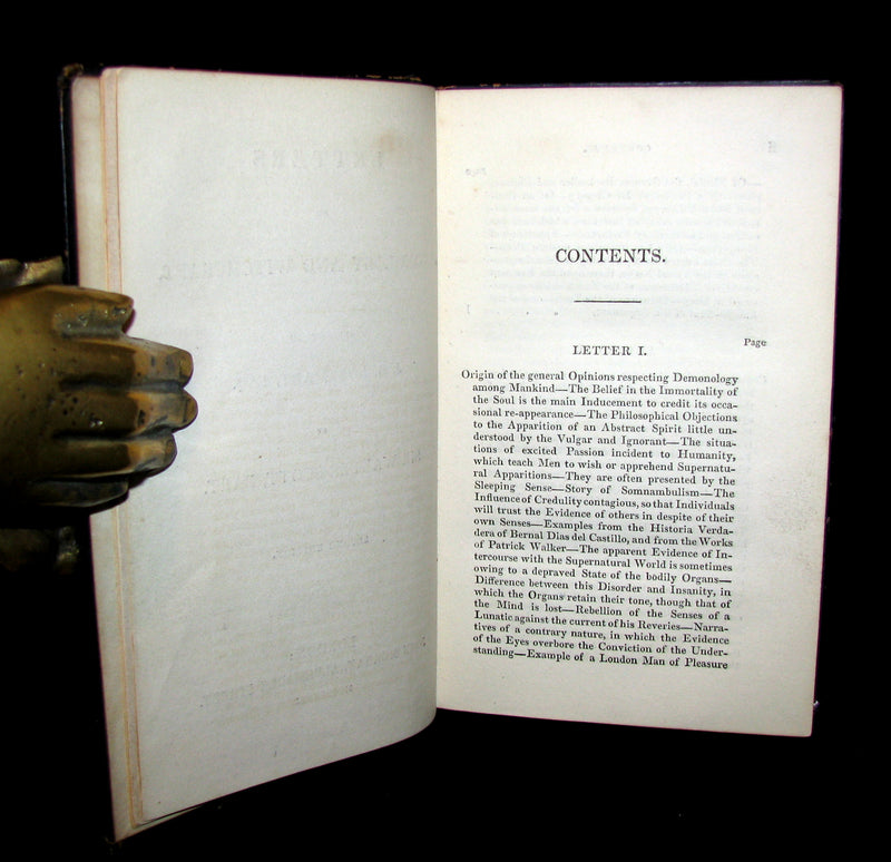 1831 Rare 2nd ED Walter Scott - Letters on Demonology & Witchcraft - WITCHES & FAIRIES