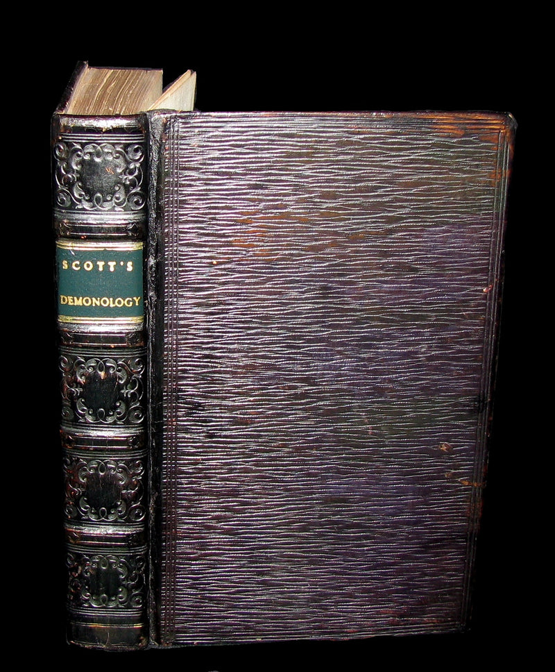 1831 Rare 2nd ED Walter Scott - Letters on Demonology & Witchcraft - WITCHES & FAIRIES