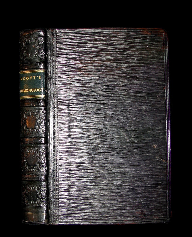 1831 Rare 2nd ED Walter Scott - Letters on Demonology & Witchcraft - WITCHES & FAIRIES
