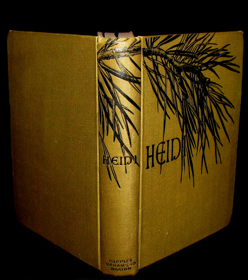 1885 Rare First Edition -  HEIDI : Her Years of Wandering and Learning & How She Used What She Learned.