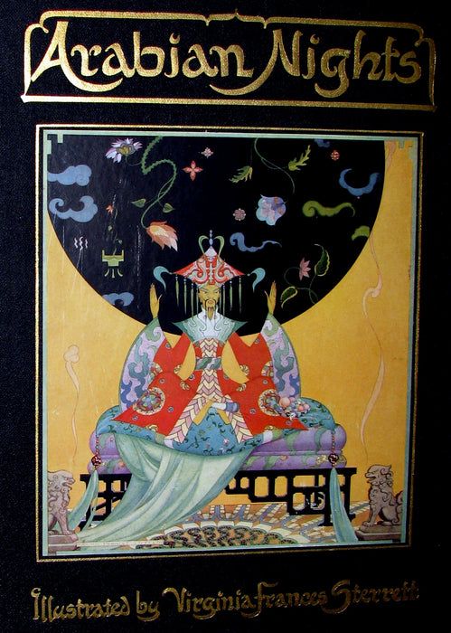 1928 Rare First Edition - ARABIAN NIGHTS illustrated by Virginia Frances Sterrett.