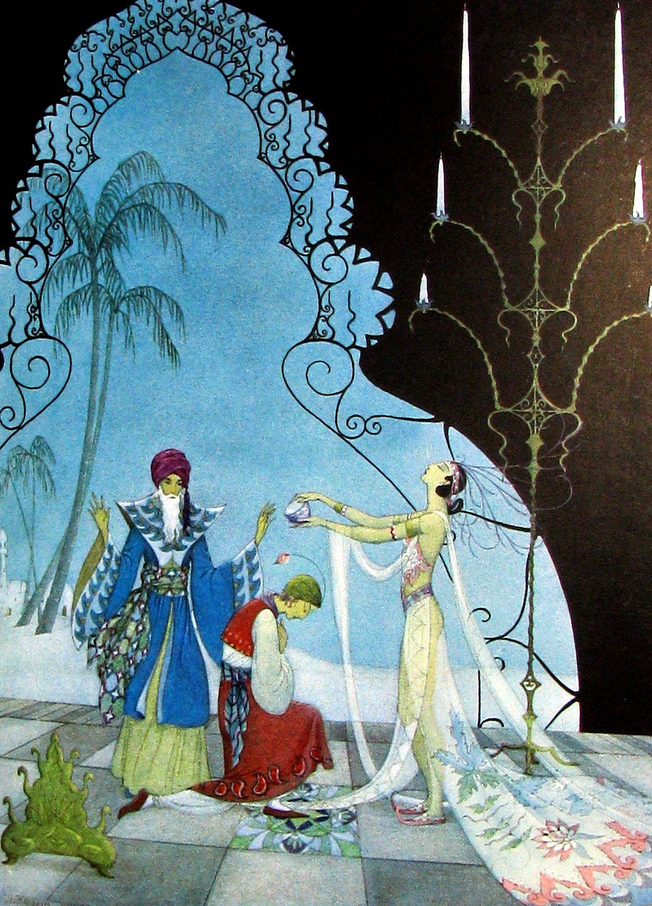1928 Rare First Edition - ARABIAN NIGHTS illustrated by Virginia