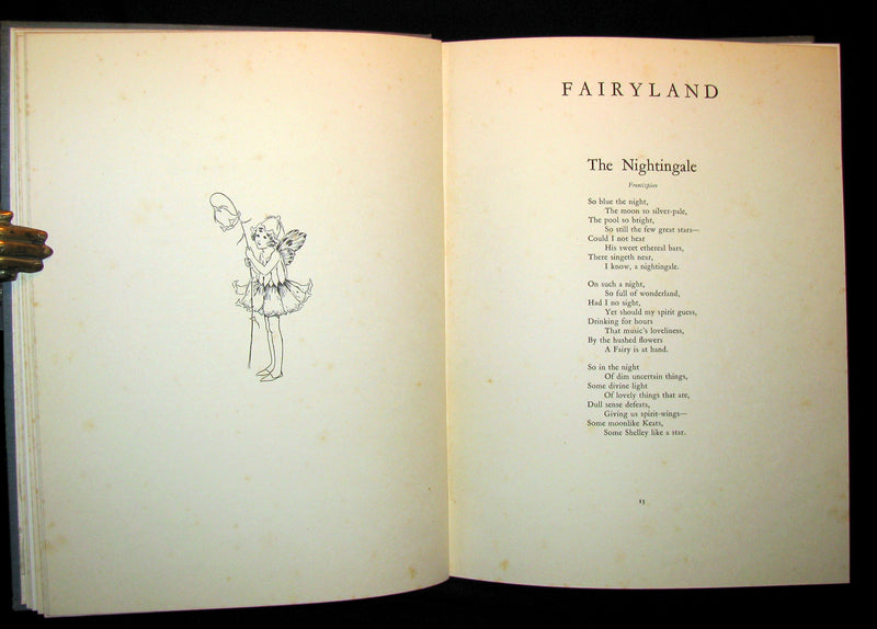 1931 First UK Edition ~ FAIRYLAND by Ida Renthoul Outhwaite - color illustrated.