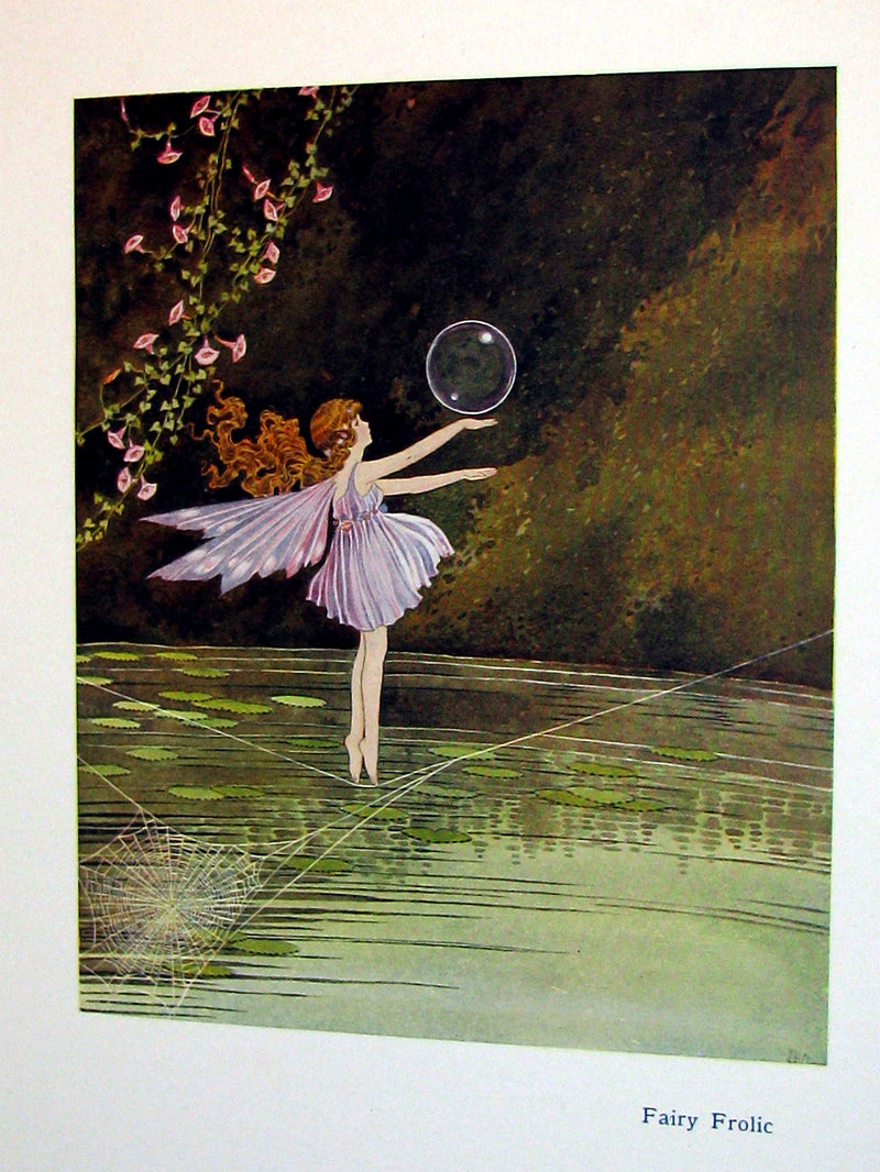 1931 First UK Edition ~ FAIRYLAND by Ida Renthoul Outhwaite - color illustrated.