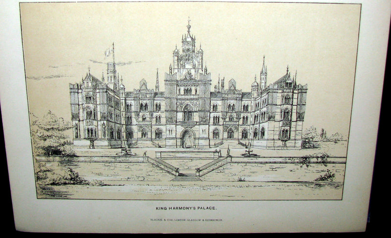 1875 Rare Book - A Trip to Music-Land. A Fairy Tale. An Allegorical Exposition of the Elements of Music.