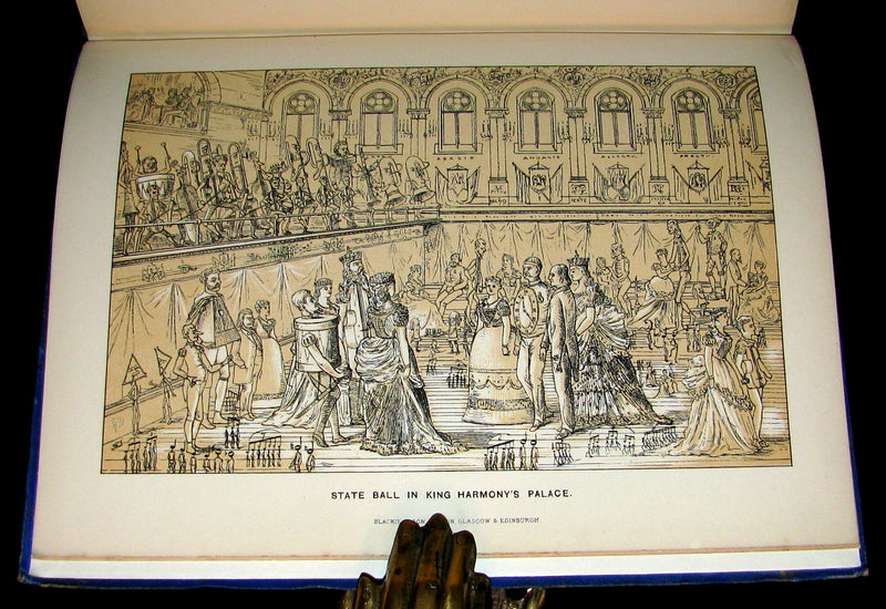 1875 Rare Book - A Trip to Music-Land. A Fairy Tale. An Allegorical Exposition of the Elements of Music.