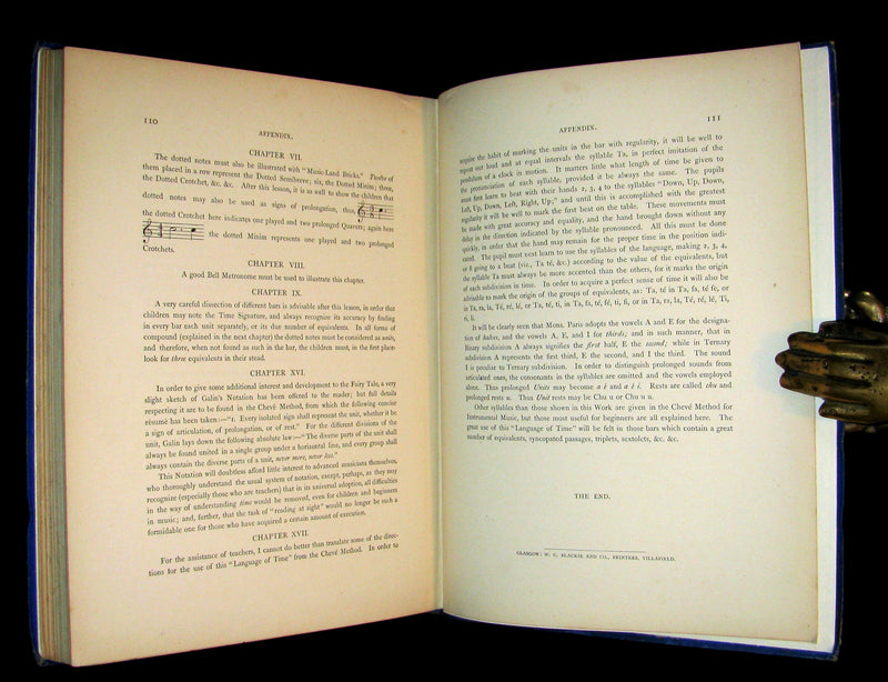 1875 Rare Book - A Trip to Music-Land. A Fairy Tale. An Allegorical Exposition of the Elements of Music.