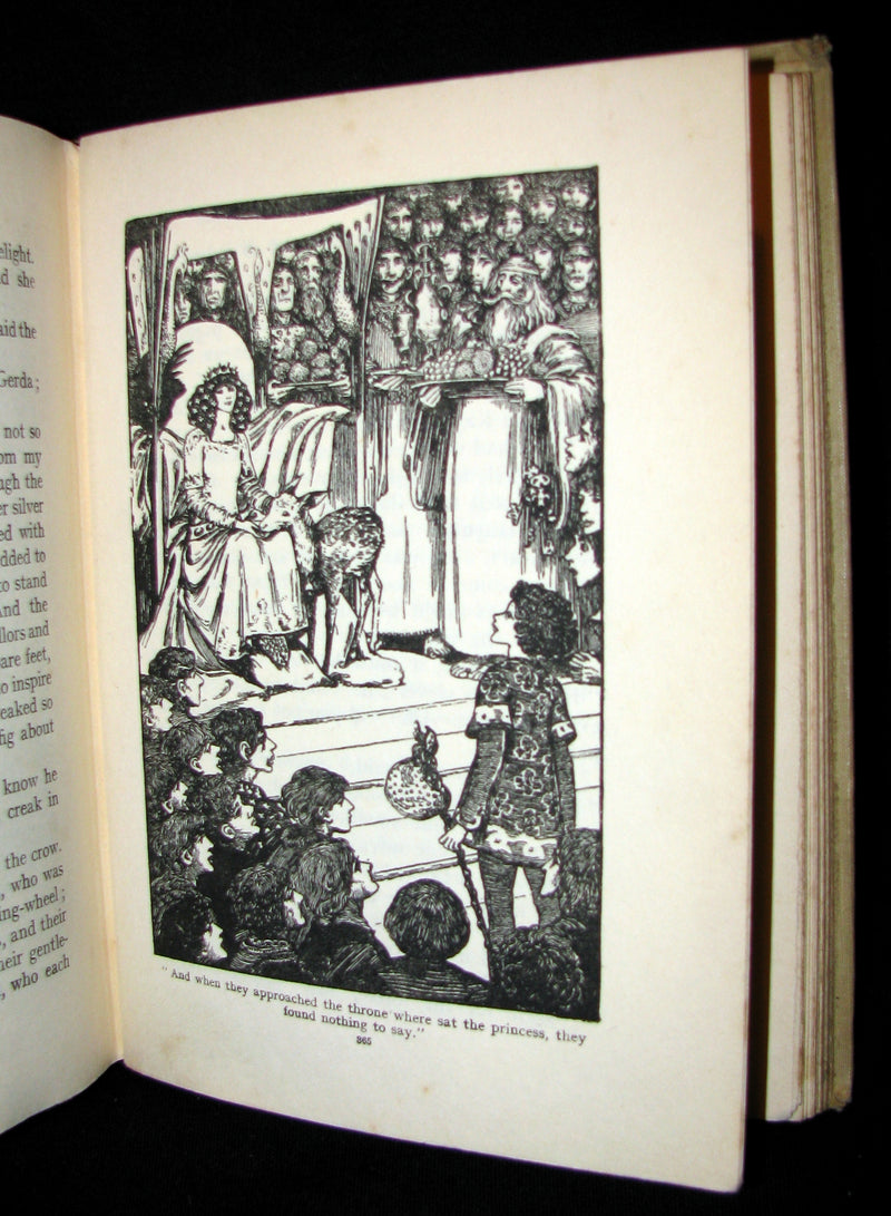 1900 Scarce Book - FAIRY TALES of Hans Andersen illustrated by Helen Stratton.
