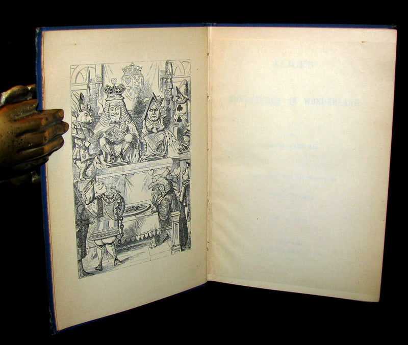 1888 Scarce early Blue edition - ALICE'S ADVENTURES IN WONDERLAND by Lewis Carroll.