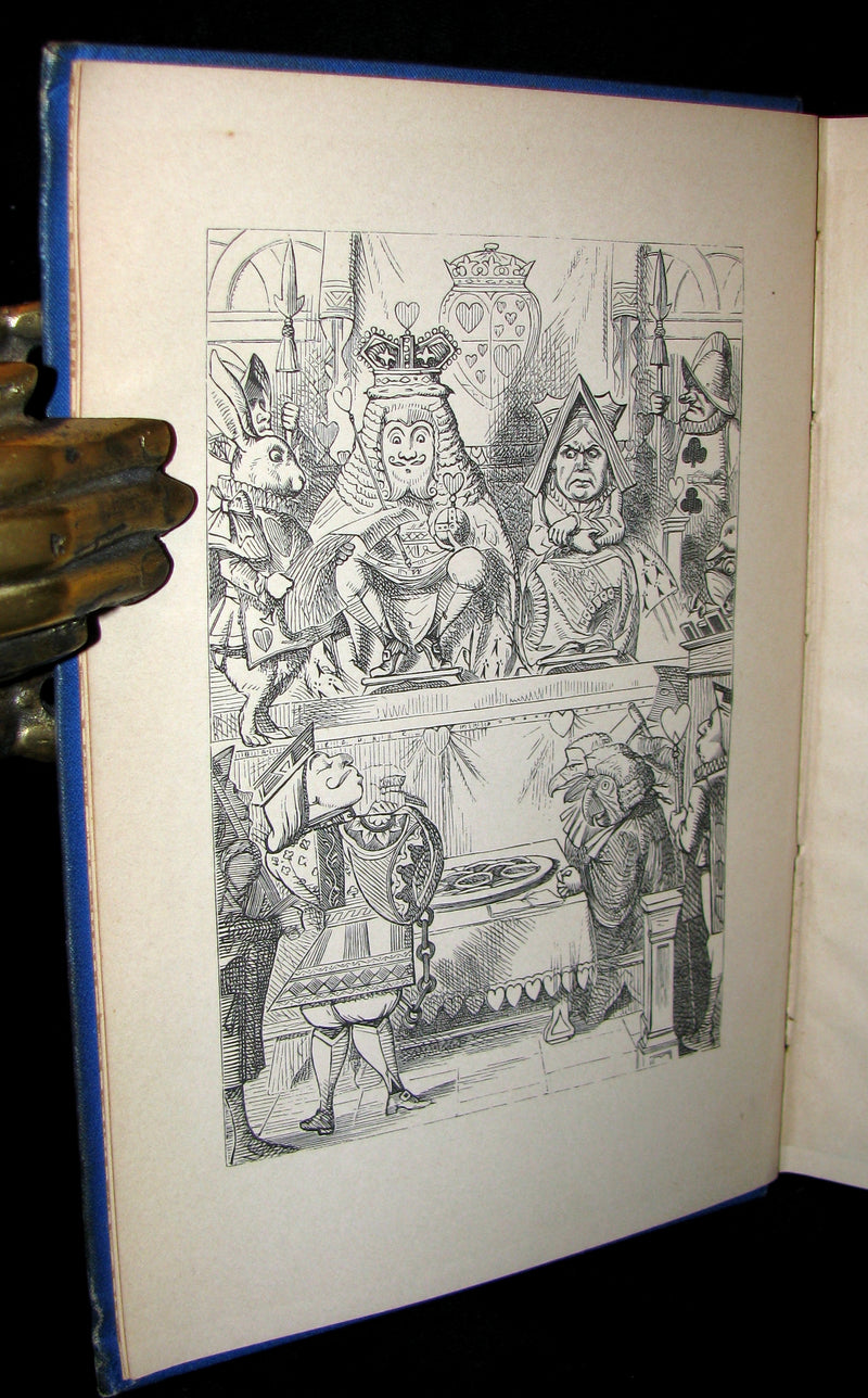 1888 Scarce early Blue edition - ALICE'S ADVENTURES IN WONDERLAND by Lewis Carroll.