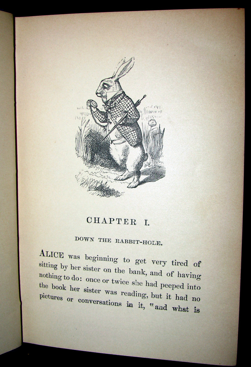 1888 Scarce early Blue edition - ALICE'S ADVENTURES IN WONDERLAND by Lewis Carroll.